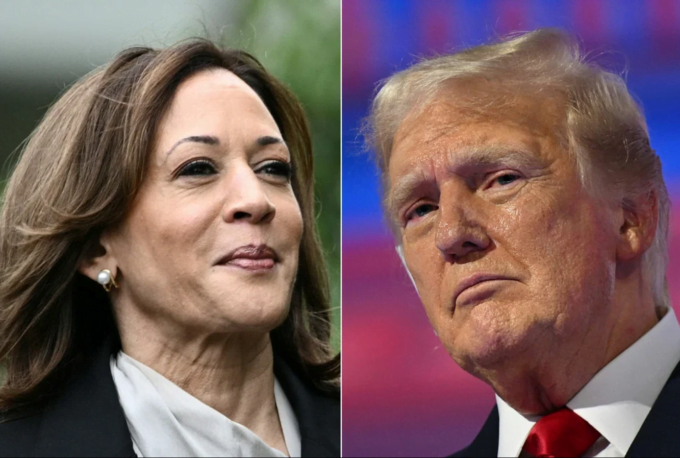 "Despite leading Trump in nationwide support, Kamala lags behind in swing states"