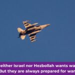 Israeli warplanes in the sky. August 25, 2024. Photo: AFP