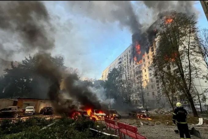 7 killed including child in Russian attack on sports ground-residential building in Kharkiv!