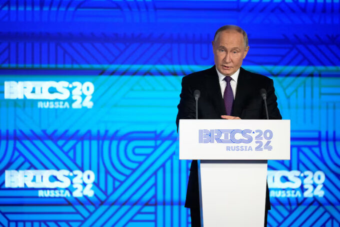 BRICS TO LEAD GLOBAL ECONOMIC GROWTH, DECLARES PUTIN